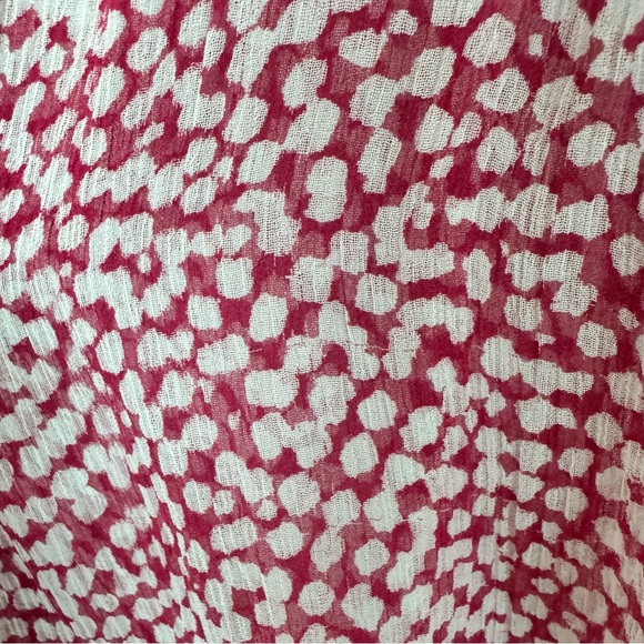 Joie Silk Blouse Top Womens Small Short Sleeve Tie Front Sheer Lightweight READ - Picture 7 of 16